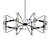 Transit Illumination: 16-Light Chandelier 3D model small image 1