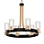 Lustrous Brilliance: Stiffel Chandelier 3D model small image 1