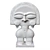 Celestial Taino Moon Goddess Sculpture 3D model small image 3