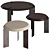 KEEL | Modern Steel Side Table 3D model small image 1