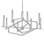 Coastal Sands 6-Light Chandelier 3D model small image 2