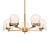 Satin Brass Platinum 5-Light Chandelier 3D model small image 1