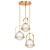 Brass Cluster Pendant Light 3D model small image 1