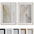 Modern Abstract Picture Frame Set 3D model small image 1