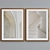 Modern Abstract Picture Frame Set 3D model small image 2