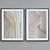 Modern Abstract Picture Frame Set 3D model small image 3