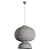 Sleek HOLLY Pendant Light 3D model small image 6