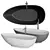 Luxurious Boma Bathtub by Rexa Design 3D model small image 3