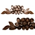 Wooden Flower Overlay 3D model small image 1