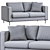 Ultimate Comfort Sleep Sofa 3D model small image 4