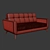 Modern Partners Barbican 2 Seater Sofa 3D model small image 4