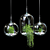 Modern Pendant Plant Decor 3D model small image 1