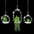 Modern Pendant Plant Decor 3D model small image 2