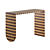 Elegant Luca Console Table 3D model small image 4