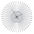 Modern Mesh Matte Black Wall Clock 3D model small image 2