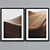 Modern Abstract Wooden Frame Set 3D model small image 5