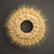 Wheat Spikelet Décor - Natural Wall Wreath 3D model small image 1