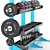 Elite Gym Tools Fitness Set 3D model small image 4