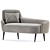 Comfortable Ikea Singoalla Chaise 3D model small image 2