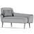 Comfortable Ikea Singoalla Chaise 3D model small image 3