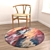 Set of 6 Round Rugs  Versatile and Realistic 3D Models and Materials 3D model small image 2