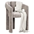 Elegant Dudet Chair: Cassina's Finest. 3D model small image 1