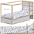 KURA KURA Double Bed - Stylish and Versatile 3D model small image 1