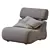 Club Comfort: Kave Home Fauteuil 3D model small image 6