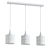 Elegant 3-Light Linear Pendant 3D model small image 2