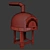 Mosaic Wood-Fired Pizza Oven 3D model small image 5