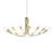 Conway Brass 12-Light Chandelier 3D model small image 1