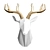 ImperiUMloft Designer Deer Head Wall Decor 3D model small image 1