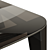 Flou Quartetto 2022.1: Stylish Bronze Glass Side Table 3D model small image 12