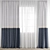 Polygonal Curtain Model: High Quality, Max & Obj Files 3D model small image 6