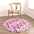 Versatile Round Rugs Set - 6 Pieces 3D model small image 2