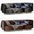 Natuzzi Wave 3-Seat Sofa: Modern Comfort in Style 3D model small image 2