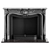 Classic Basalt Fireplace De Orsay 3D model small image 1