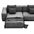 Vitra Place Sofa - Stylish Modern Comfort 3D model small image 4