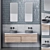 Modern Bathroom Vanity Set 3D model small image 1