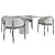 Modern Design: Frank Chair & Alba Table 3D model small image 3
