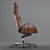 Luxter Vaghi Executive Armchair: Elevated Office Elegance 3D model small image 3