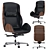 Luxter Vaghi Executive Armchair: Elevated Office Elegance 3D model small image 8