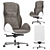 Luxter Vaghi Executive Armchair: Elevated Office Elegance 3D model small image 9