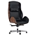 Luxter Vaghi Executive Armchair: Elevated Office Elegance 3D model small image 11