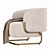 Elegant Marabu Armchair: A Timeless Italian Design 3D model small image 3