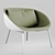 Stylish AMABLE Paola Chair 3D model small image 1