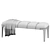 Langley Bench by Ulivi Salotti | Modern and Luxurious Seating 3D model small image 3