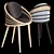 Sleek Ndebele Chair: Modern Design 3D model small image 2