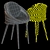 Sleek Ndebele Chair: Modern Design 3D model small image 3