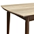 Enzo-2 Solid Wood Dining Table 3D model small image 2